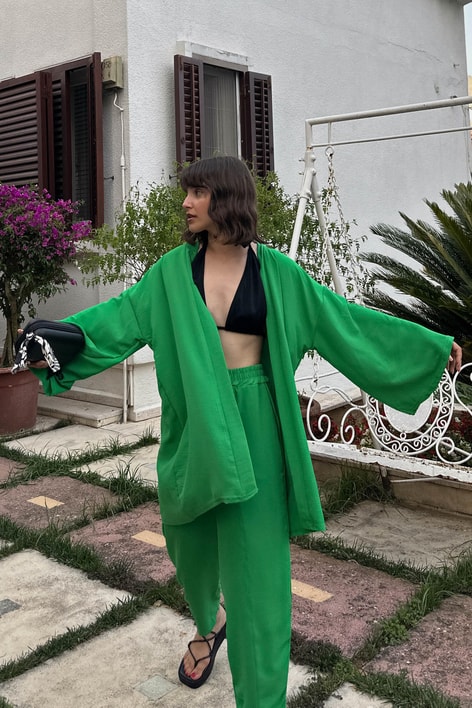 Salaş Kimono Takım Yeşil
