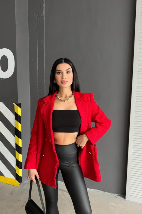 Strict Mat Deri Tayt Siyah