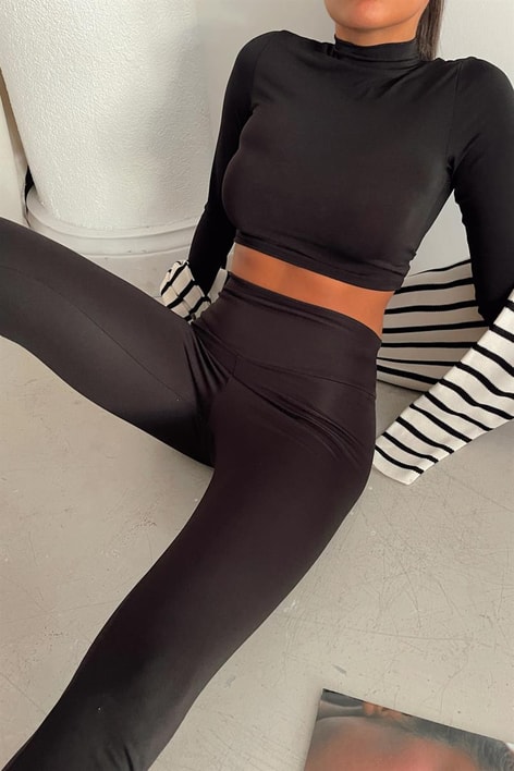 Termal Şardonlu Perfect Tayt Siyah