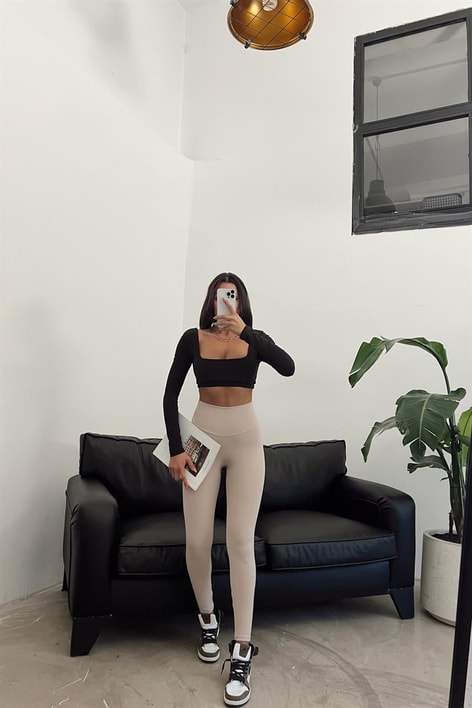 Yüksek Bel Perfectl Tayt Taş