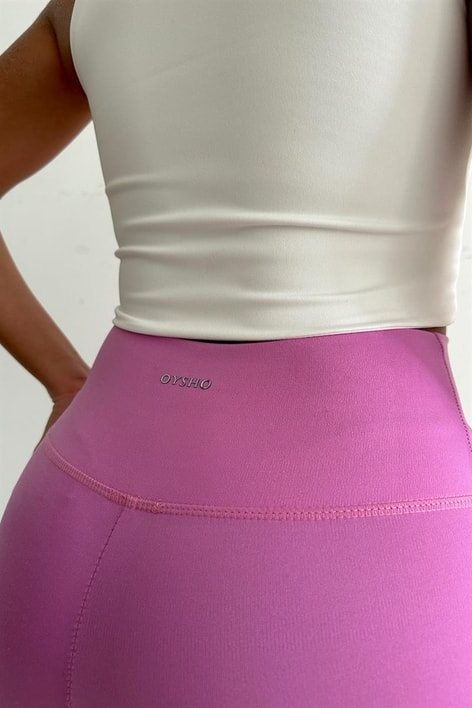 Yüksek Bel Toparlayıcı Tayt Fuşya