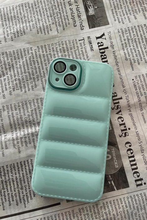 Basic Şişme Telefon Kılıfı iPhone 14 Mint