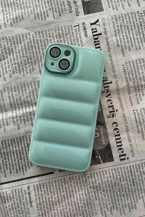 Basic Şişme Telefon Kılıfı iPhone 14 Mint