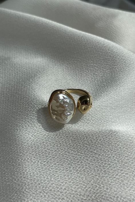 Perla Yüzük Gold