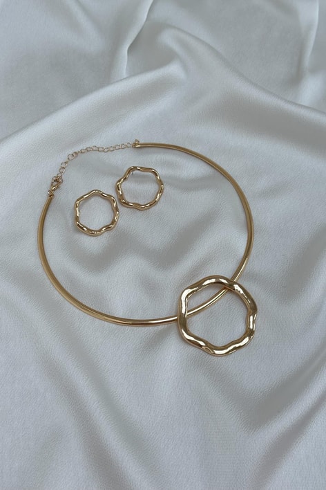 Strong Küpeli Set Gold