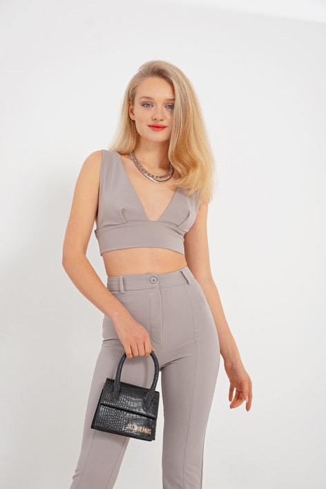 Gipeli Basic Büstiyer Gri