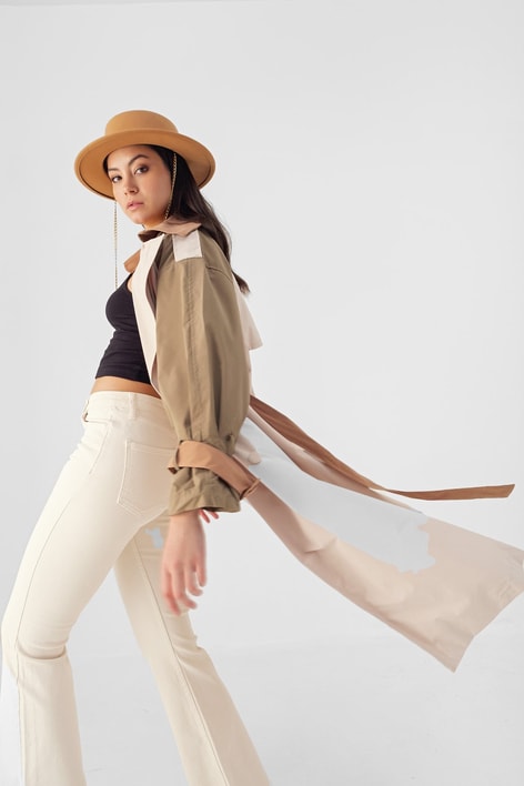 Garnili Oversize Trençkot Bej