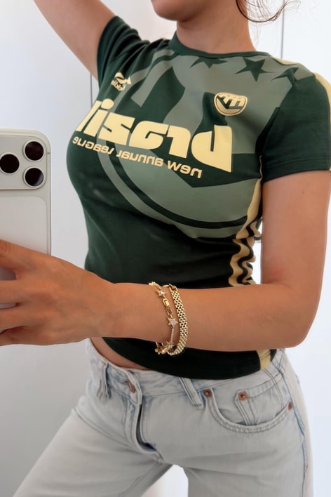 Brazil Lisanslı Tshirt Yeşil