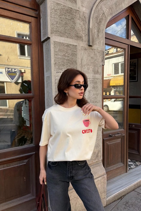 Cafecıto  Tshirt Taş