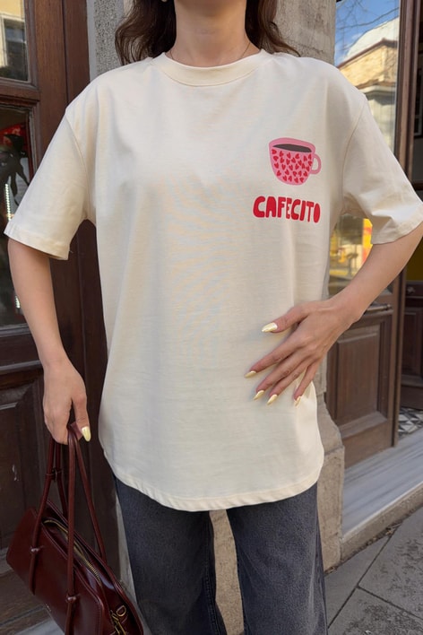 Cafecıto  Tshirt Taş