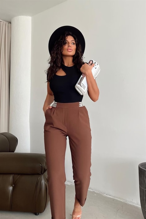 Cut Out Basic Tshirt Siyah