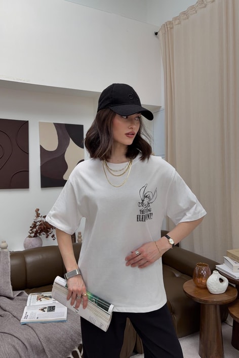 Elephant Tshirt Ekru