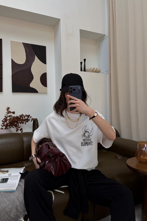 Elephant Tshirt Ekru