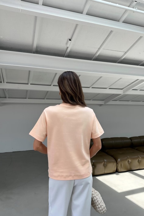 Kısa Kol Premıum Tshirt Somon