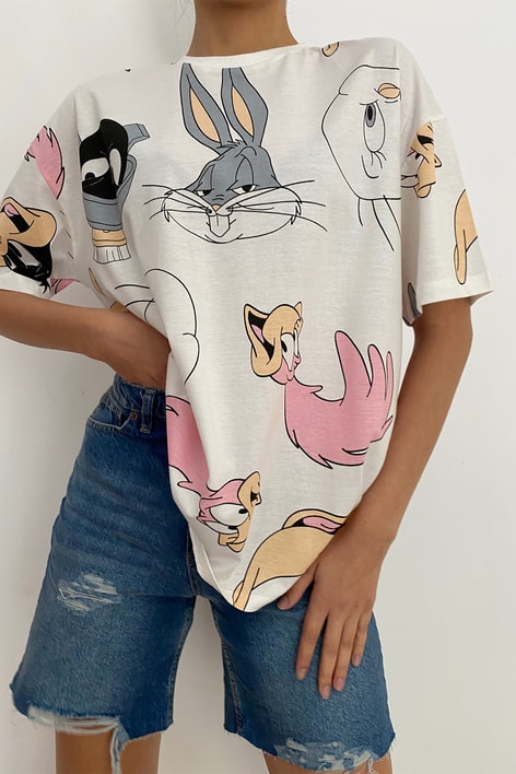 Looney Tunes Tshirt Beyaz