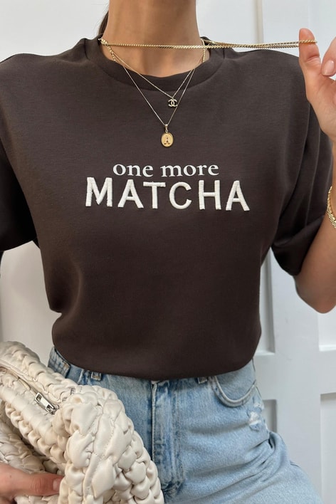 Matcha Tshirt Kahve
