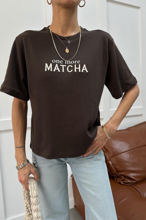 Matcha Tshirt Kahve