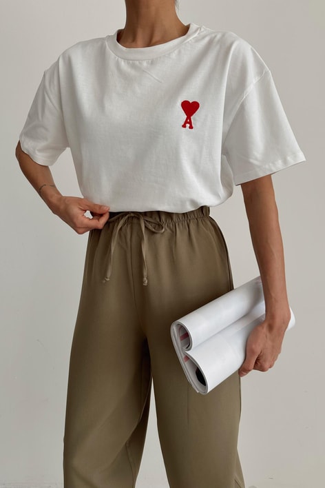 Mini Heart Tshırt Beyaz