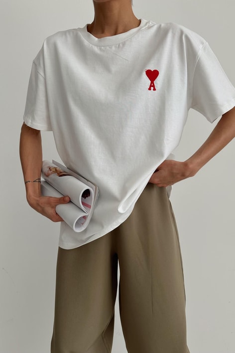 Mini Heart Tshırt Beyaz
