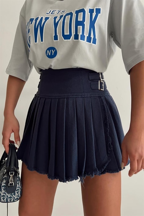 New York Oversize Tshirt Gri