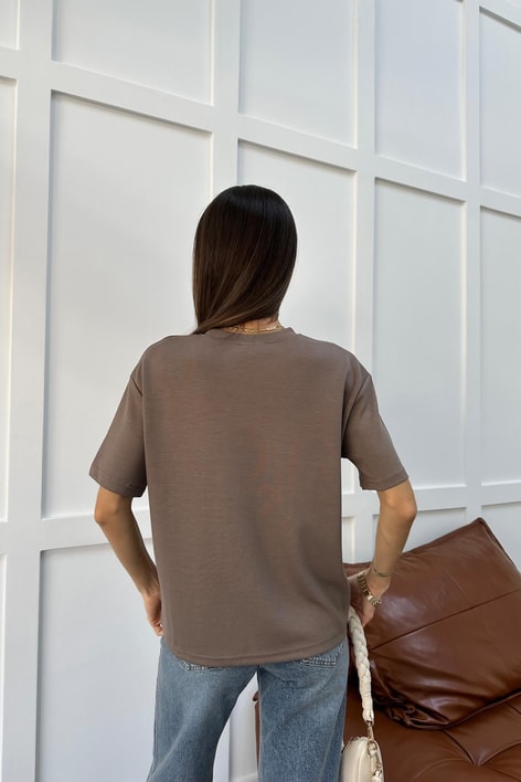 Oversize Modal Tshirt Vizon