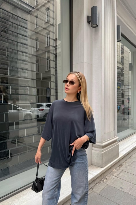 Oversized Tshirt Antrasit
