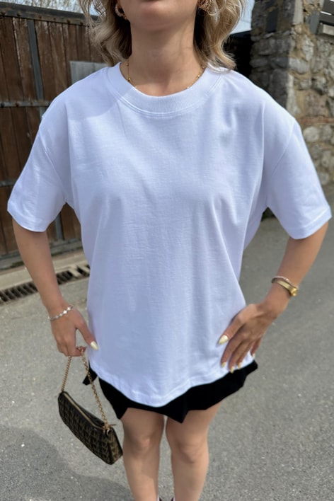 Premium Basic Tshirt Beyaz