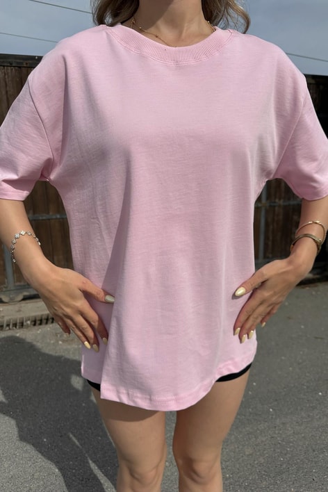 Premium Basic Tshirt Pembe