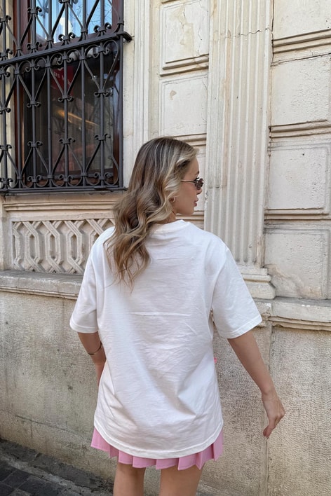 Ribbon Tshirt Beyaz