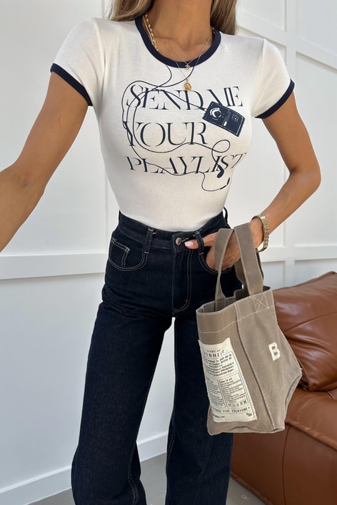 Send Me Tshirt Beyaz