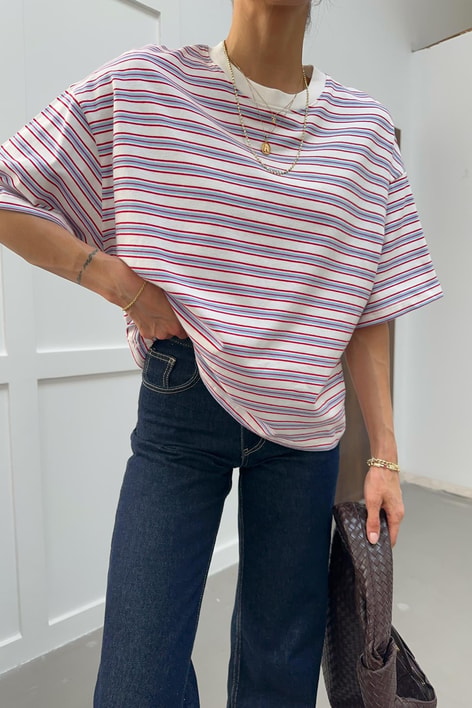 Striped Tshirt Mavi