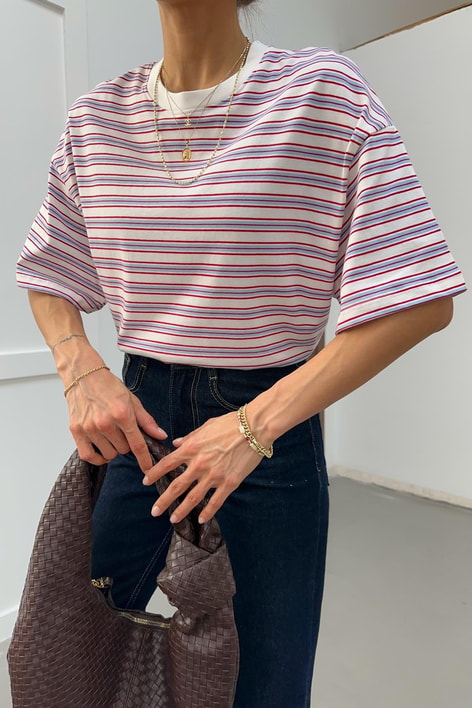 Striped Tshirt Mavi