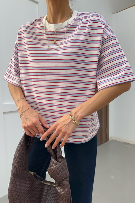 Striped Tshirt Mavi