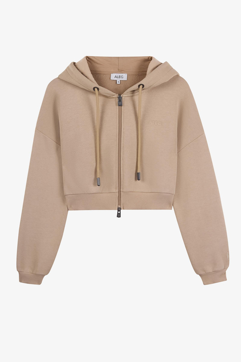Alegion Crop Hoodie 002 – Bej