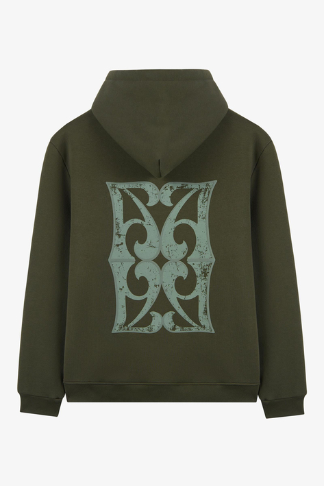 Alegion Erkek Zip Hoodie 003 – Haki