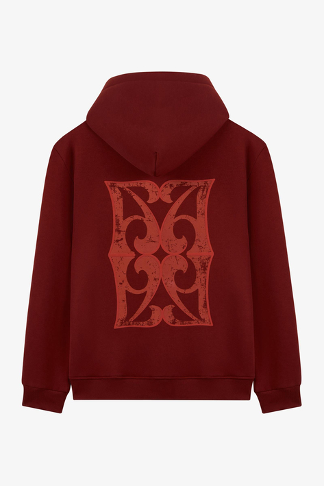 Alegion Kadın Zip Hoodie 004 – Bordo