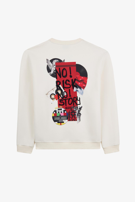 Alegion Solistice Erkek Sweatshirt 023 – Ekru – 12 No Risk