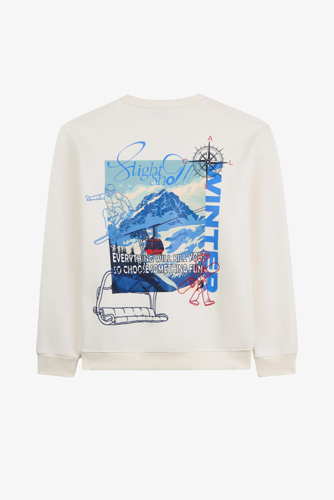Alegion Solistice Kadın Sweatshirt 007 – Ekru 04 Kayak