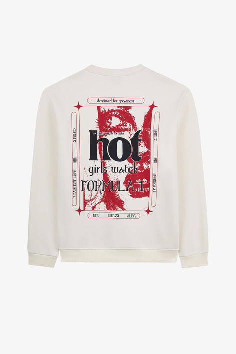 Alegion Solistice Kadın Sweatshirt 011 – Ekru 06 Formula 1
