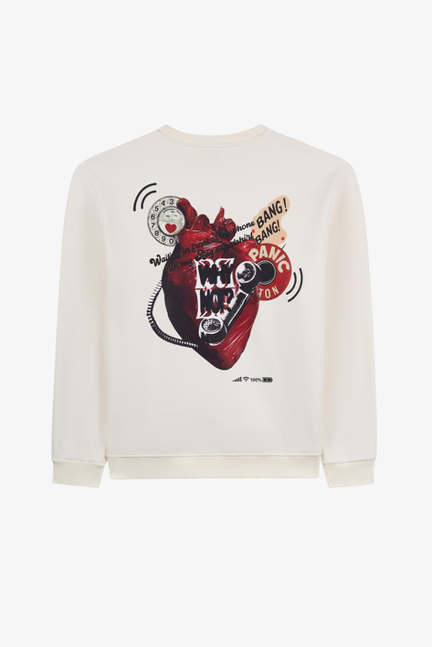 Alegion Solistice Kadın Sweatshirt 015 – Ekru 08 Telefon