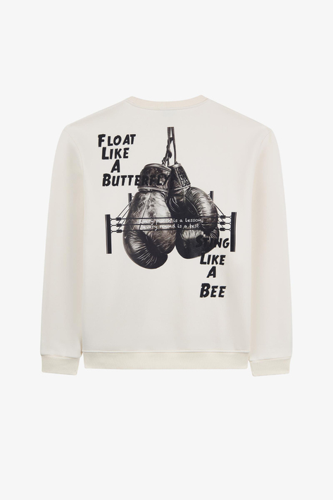Alegion Solistice Kadın Sweatshirt 017 – Ekru 09 Boks