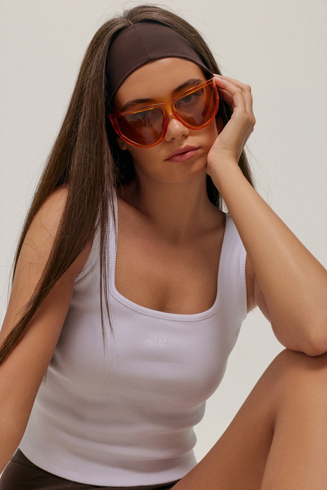 Ekru Slim Fit Kadın Atlet 38