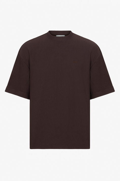 Kahverengi Regular Fit Erkek T-Shirt 19