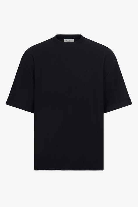 Siyah Regular Fit Erkek T-Shirt 19