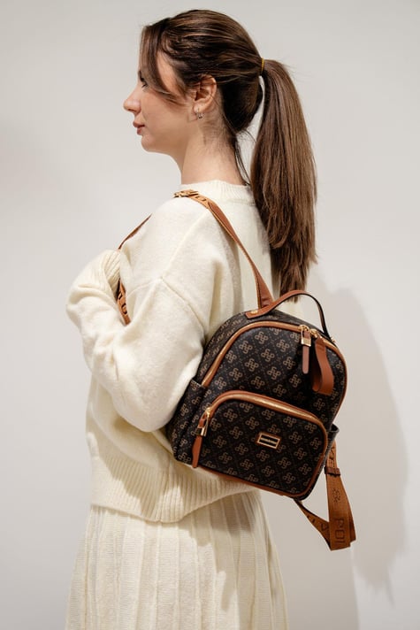 Silver & Polo Kahve Sarı  - Taba SP1130 Kadın Sırt Çantası