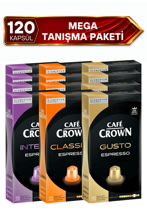 Kapsül Kahve 120 Adet Karma Paket