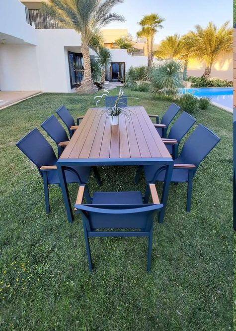 LARA MASA TAKIMI (100X200 MASA / 8 ADET SANDALYE)