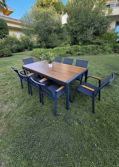 LARA MASA TAKIMI (100X200 MASA / 8 ADET SANDALYE)
