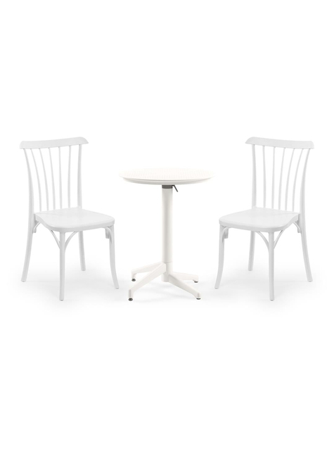 TİLİA BİSTRO SET MOON MASA KATLANIR Ø60 CM YUVARLAK - GOZO SANDALYE