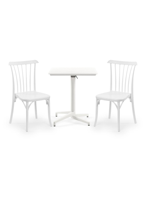 TİLİA BİSTRO SET MOON MASA KATLANIR 70X70 KARE - GOZO SANDALYE